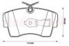 BENDIX 571392B Brake Pad Set, disc brake